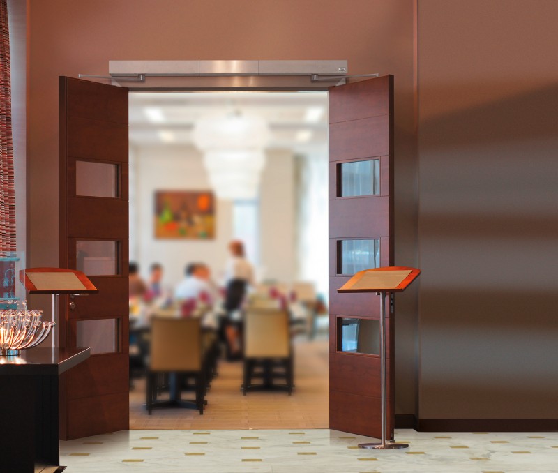 Éttermi ajtónyitó automatika